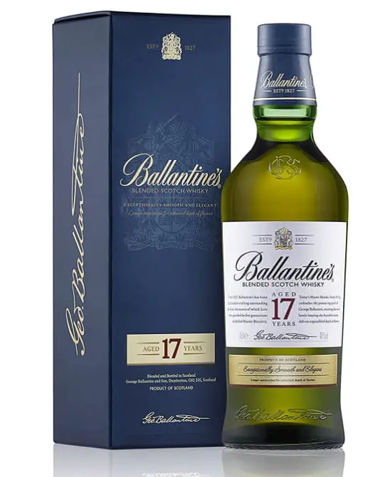 whisky Ballantines 17 años